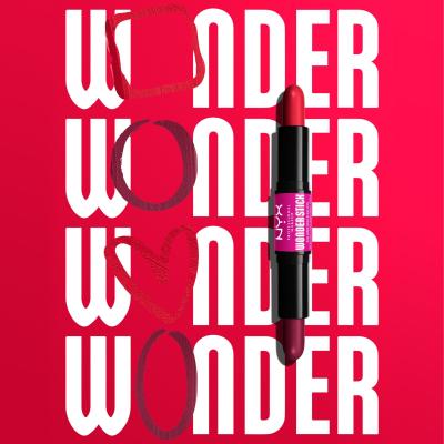 NYX Professional Makeup Wonder Stick Blush Tvářenka pro ženy 8 g Odstín 05 Bright Amber And Fuchsia