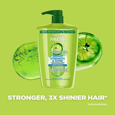 Garnier Fructis Strength &amp; Shine Fortifying Shampoo Šampon pro ženy 1000 ml
