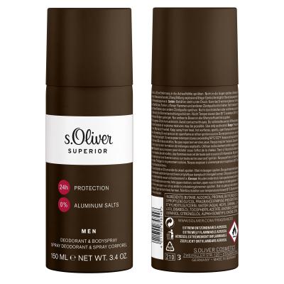 s.Oliver Superior Deodorant pro muže 150 ml