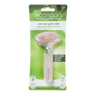 EcoTools Facial Roller Mini Rose Quartz Masážní váleček a kámen pro ženy 1 ks