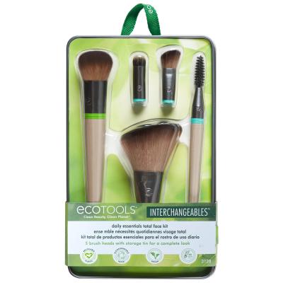EcoTools Brush Daily Essentials Total Face Kit Štětec pro ženy Set