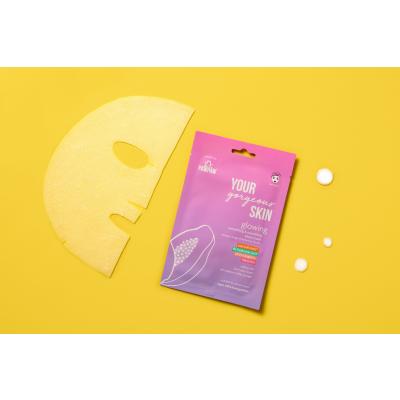 Dr. PAWPAW Your Gorgeous Skin Glowing Sheet Mask Pleťová maska pro ženy 25 ml