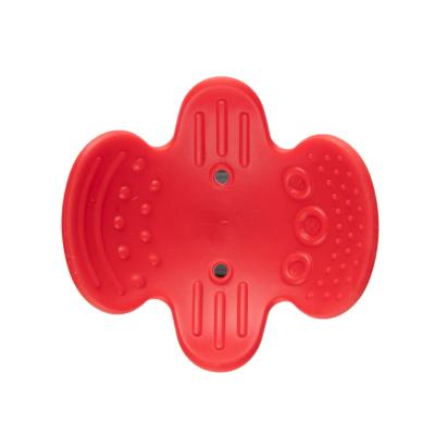 Canpol babies Sensory Rattle With Teether Red Hračka pro děti 1 ks