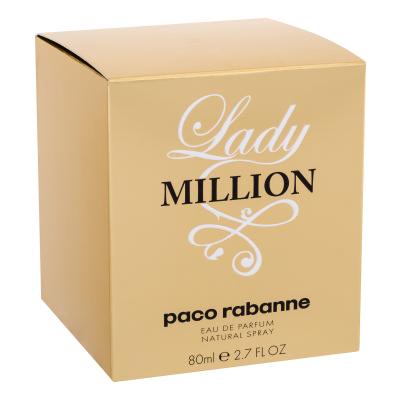 Paco Rabanne Lady Million Parfémovaná voda pro ženy 80 ml poškozený flakon