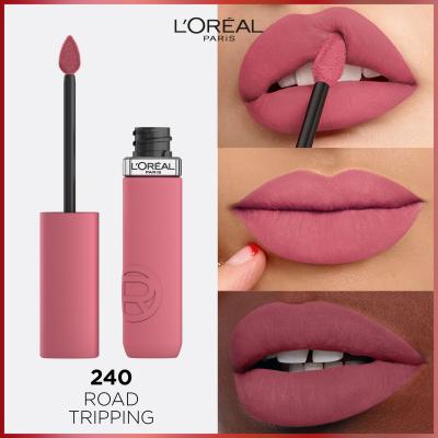 L&#039;Oréal Paris Infaillible Matte Resistance Lipstick Rtěnka pro ženy 5 ml Odstín 240 Road Tripping