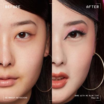 NYX Professional Makeup Bare With Me Blur Tint Foundation Make-up pro ženy 30 ml Odstín 01 Pale