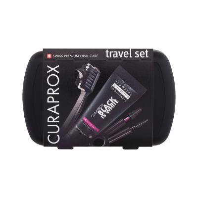 Curaprox Black Is White Travel Set Klasický zubní kartáček Set