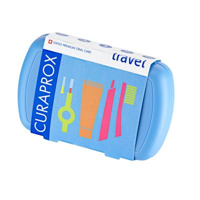 Curaprox Travel Set Blue Klasický zubní kartáček Set