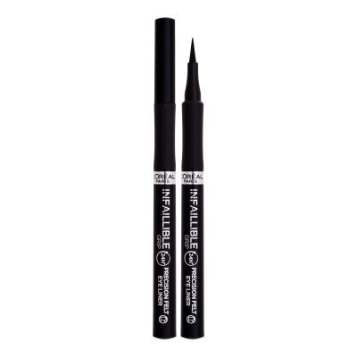 L'Oréal Paris Infaillible Grip 24H Precision Felt Eyeliner Oční linka pro ženy 1 ml Odstín 01 Black