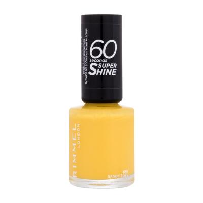 Rimmel London 60 Seconds Super Shine Lak na nehty pro ženy 8 ml Odstín 150 Sandy Toes