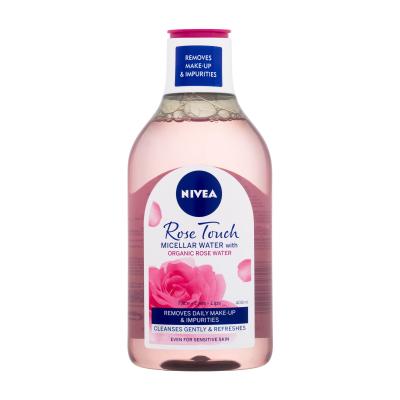 Nivea Rose Touch Micellar Water With Organic Rose Water Micelární voda pro ženy 400 ml