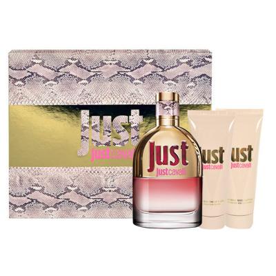 Roberto Cavalli Just Cavalli Dárková kazeta toaletní voda 75 ml + tělové mléko 75 ml + sprchový gel 75 ml
