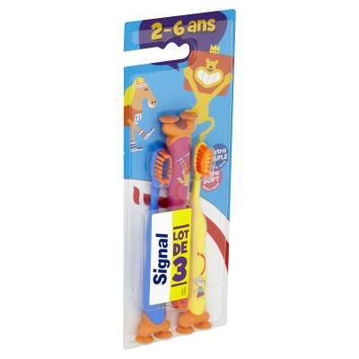Signal Kids Ultra Soft Klasický zubní kartáček pro děti Set