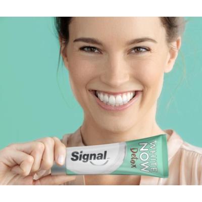 Signal White Now Detox Coconut &amp; Clay Zubní pasta 75 ml