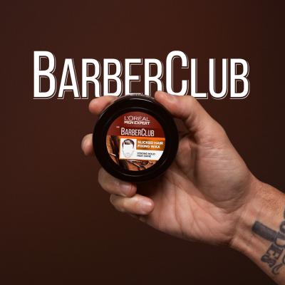L&#039;Oréal Paris Men Expert Barber Club Slick Fixing Pomade Gel na vlasy pro muže 75 ml