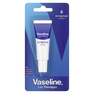 Vaseline Lip Therapy Original Lip Balm Tube Balzám na rty pro ženy 10 g