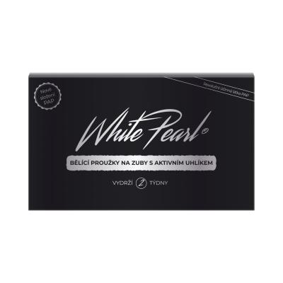 White Pearl PAP Charcoal Whitening Strips Bělení zubů Set