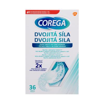 Corega Tabs Double Strength Čisticí tablety a roztoky Set