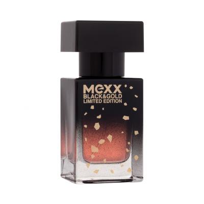 Mexx Black &amp; Gold Limited Edition Toaletní voda pro ženy 15 ml