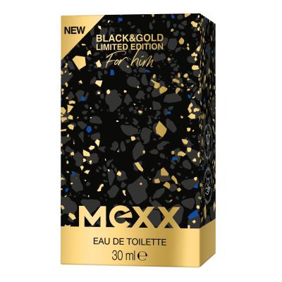 Mexx Black &amp; Gold Limited Edition Toaletní voda pro muže 30 ml