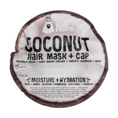 Bear Fruits Coconut Hair Mask + Cap Maska na vlasy pro ženy Set