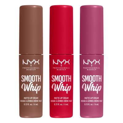 NYX Professional Makeup Fa La La L.A. Land Smooth Whip Matte Lip Cream Trio Dárková kazeta rtěnka Smooth Whip Matte Lip Cream 3 x 4 ml