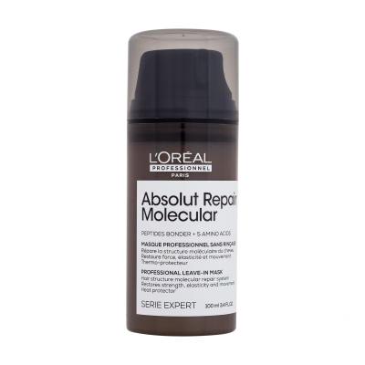 L'Oréal Professionnel Absolut Repair Molecular Professional Leave-In Mask Maska na vlasy pro ženy 100 ml