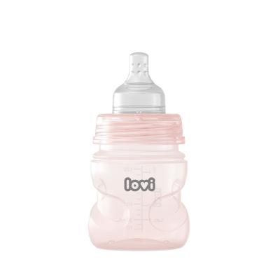 LOVI Trends Bottle 0m+ Pink Kojenecká lahev pro děti 120 ml