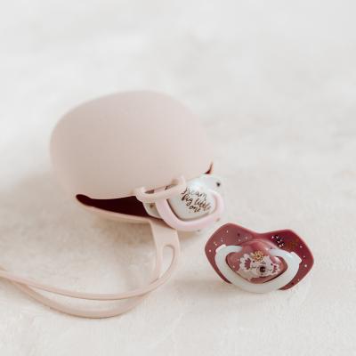 Canpol babies Silicone Soother Case Beige Pouzdro na dudlík pro děti 1 ks