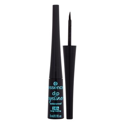Essence Dip Eyeliner Waterproof Oční linka pro ženy 3 ml Odstín 01 Black