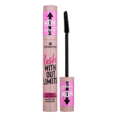 Essence Lash Without Limits Extreme Lengthening & Volume Mascara Řasenka pro ženy 13 ml Odstín 01 Ultra Black