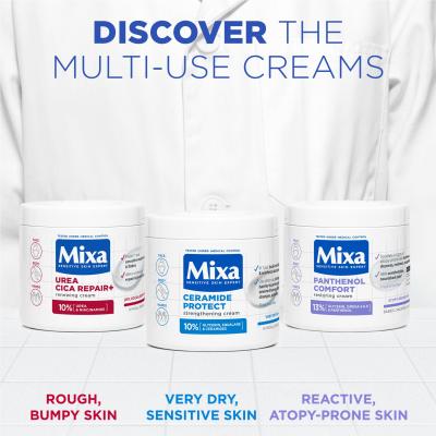 Mixa Ceramide Protect Strengthening Cream Tělový krém pro ženy 400 ml