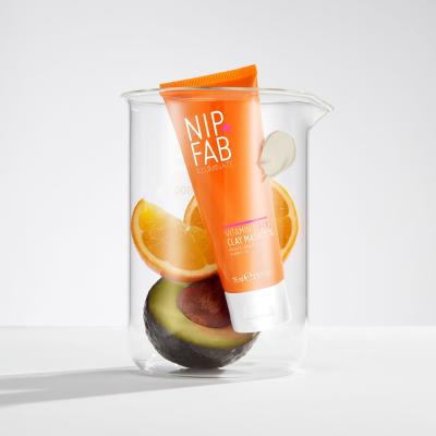 NIP+FAB Illuminate Vitamin C Fix Clay Mask 3% Pleťová maska pro ženy 75 ml