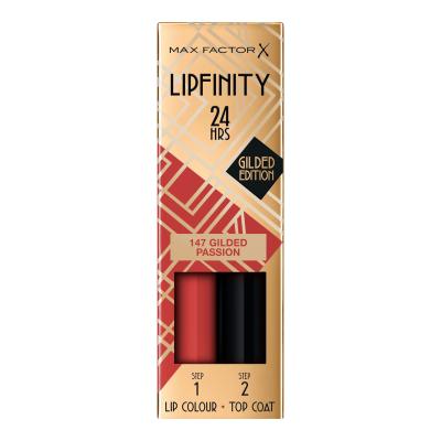 Max Factor Lipfinity 24HRS Lip Colour Rtěnka pro ženy 4,2 g Odstín 147 Gilded Passion