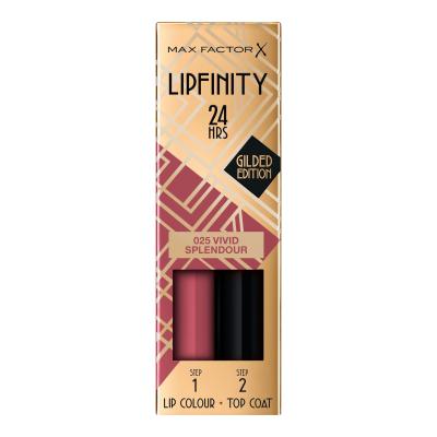 Max Factor Lipfinity 24HRS Lip Colour Rtěnka pro ženy 4,2 g Odstín 025 Vivid Splendour