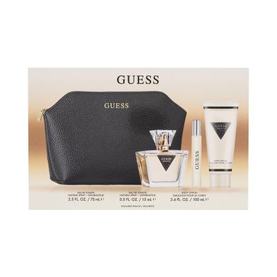 GUESS Seductive SET1 Dárková kazeta toaletní voda 75 ml + tělové mléko 100 ml + toaletní voda 15 ml + kosmetická taštička