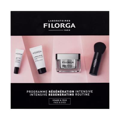 Filorga NCEF Reverse Supreme Multi-Correction Cream Dárková kazeta pleťový krém NCEF-Reverse Supreme Multi-Correction Cream 50 ml + pleťový peeling Scrub & Detox 15 ml + oční krém Time-Filler Eyes 4 ml + kosmetický štětec