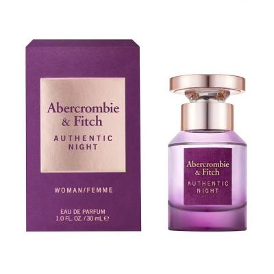 Abercrombie &amp; Fitch Authentic Night Parfémovaná voda pro ženy 30 ml