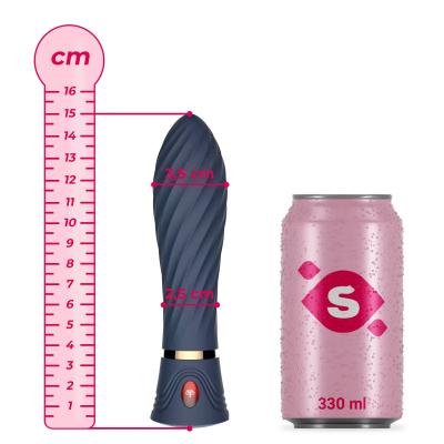 Sexy Elephant Blue Velvet Vibrátor pro ženy 1 ks