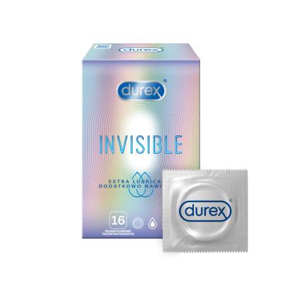 Durex Invisible Extra Lubricated Kondomy pro muže Set