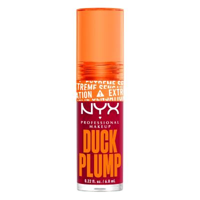 NYX Professional Makeup Duck Plump Lesk na rty pro ženy 6,8 ml Odstín 14 Hall Of Flame