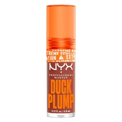 NYX Professional Makeup Duck Plump Lesk na rty pro ženy 6,8 ml Odstín 05 Brown Applause