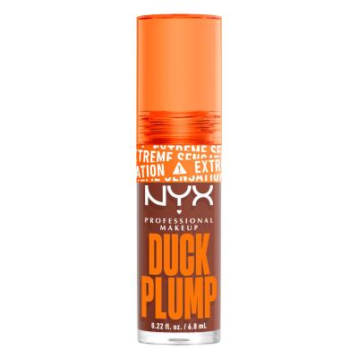 NYX Professional Makeup Duck Plump Lesk na rty pro ženy 6,8 ml Odstín 07 Mocha Me Crazy