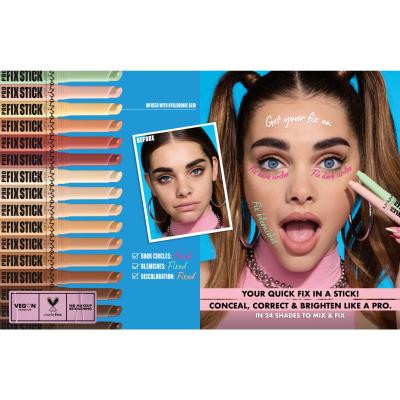 NYX Professional Makeup Pro Fix Stick Correcting Concealer Korektor pro ženy 1,6 g Odstín 0.2 Pink