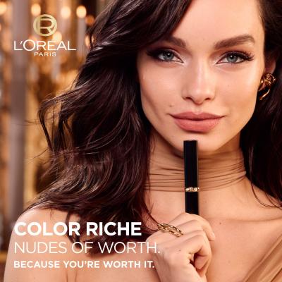L&#039;Oréal Paris Color Riche Intense Volume Matte Nudes of Worth Rtěnka pro ženy 1,8 g Odstín 520 Le Nude Defiant