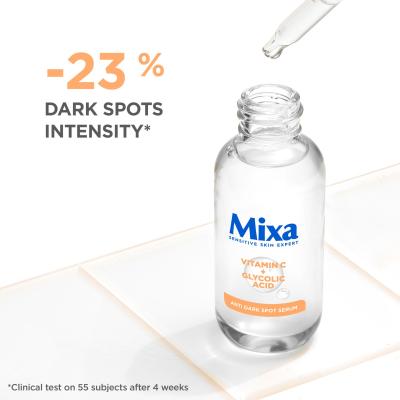 Mixa Vitamin C + Glycolic Acid Anti-Dark Spot Serum Pleťové sérum pro ženy 30 ml