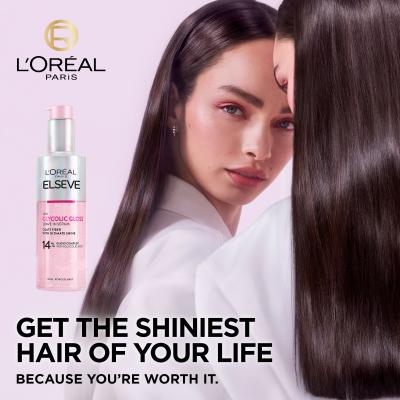 L&#039;Oréal Paris Elseve Glycolic Gloss Leave-In Serum Sérum na vlasy pro ženy 150 ml