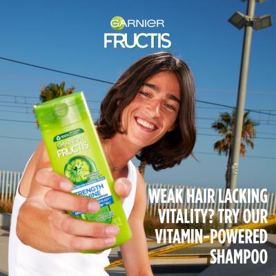 Garnier Fructis Strength &amp; Shine Fortifying Shampoo Šampon pro ženy 400 ml