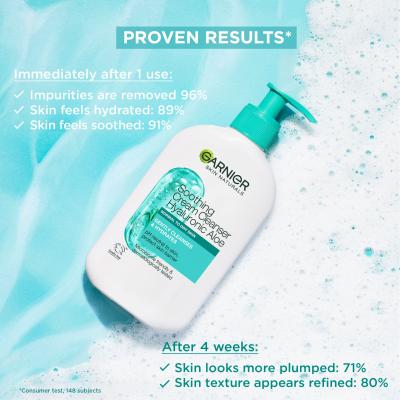 Garnier Skin Naturals Hyaluronic Aloe Soothing Cream Cleanser Čisticí krém pro ženy 250 ml