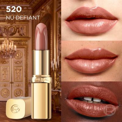 L&#039;Oréal Paris Color Riche Free the Nudes Rtěnka pro ženy 4,7 g Odstín 520 Nu Defiant